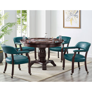 Poker Dining Table Mirage, Round, 52'', 6-person